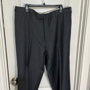 Samuelsohn flat front trouser grey size 41/31